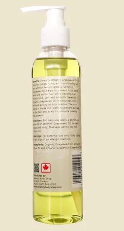 SERENITY GRAPESSED OIL - 8 OZ Sareya Beauty Supply store in Calgary AB Canada